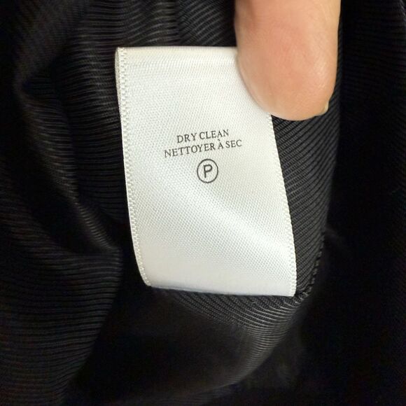 A.L.C. Carlyle Blazer Jacket Open Back Womens Size 4 Black Cut Out Fitted - Picture 11 of 13